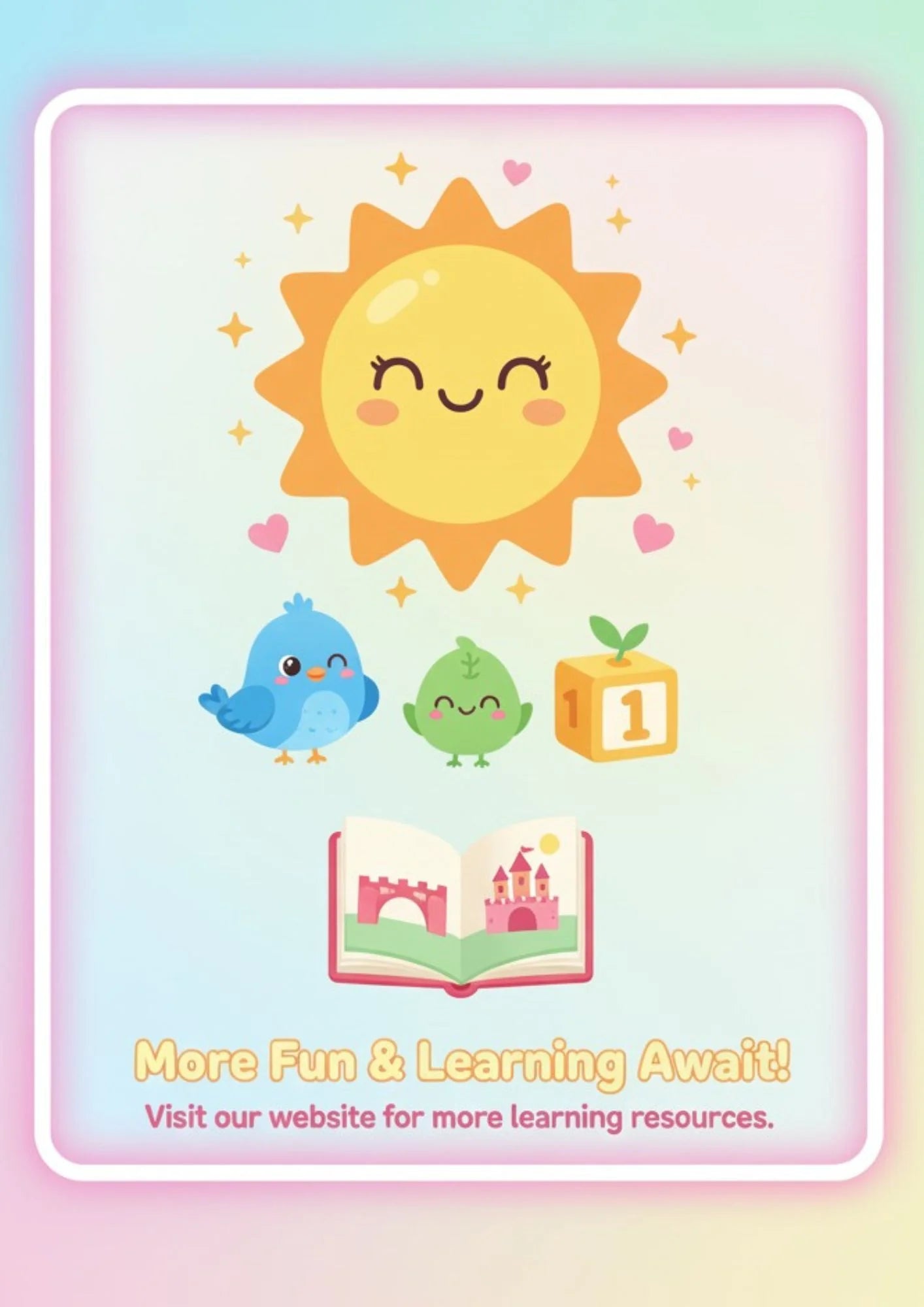 25-Page Printable Preschool Worksheets | Alphabet, Numbers, Shapes & Colors | Fun Early Learning for Kids