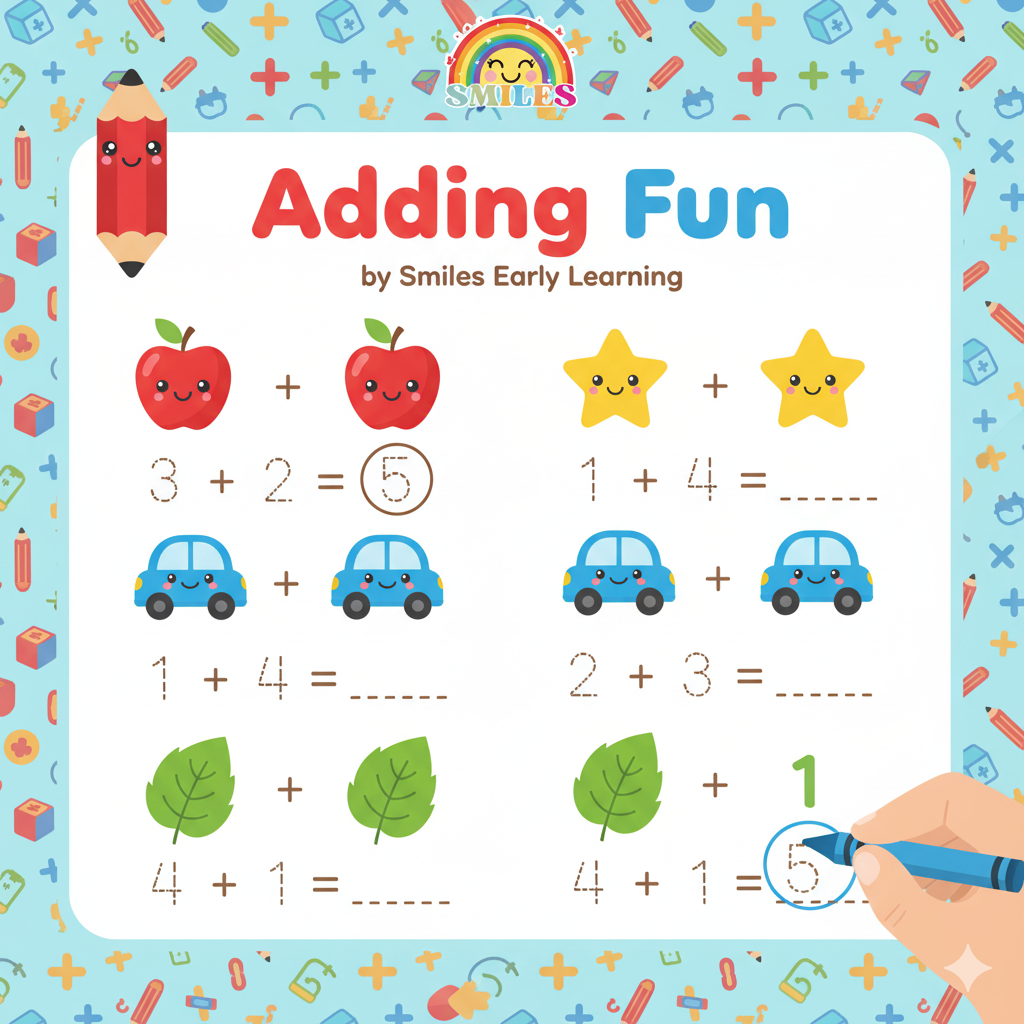 Adding Fun | Printable Worksheet