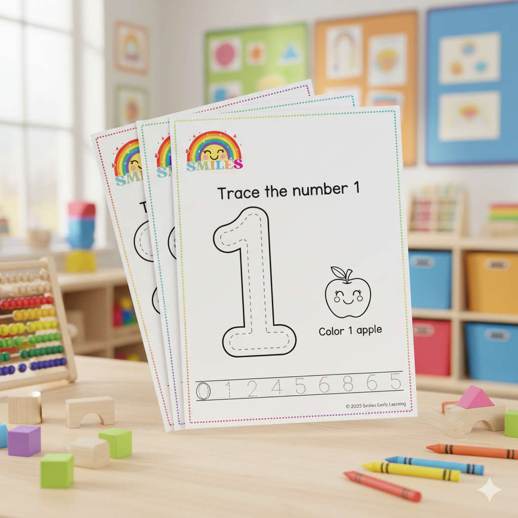 Number Recognition Worksheets