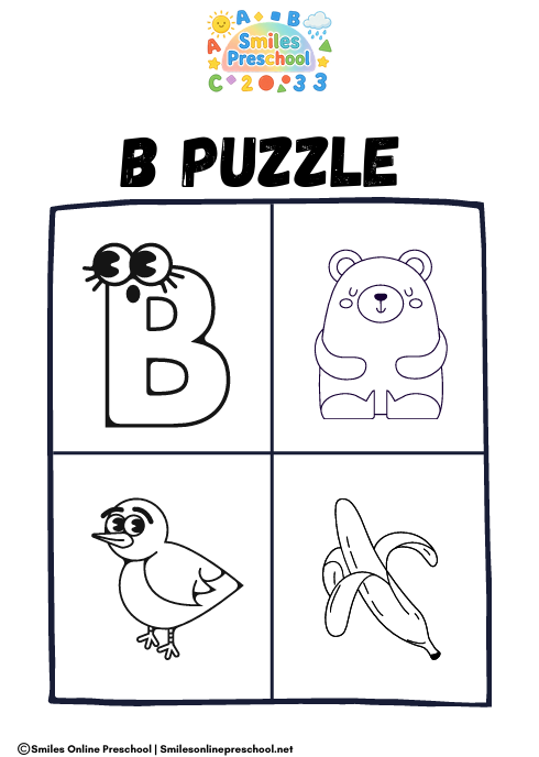 🔤 Alphabet Puzzle A–E Set | Early Literacy & Problem-Solving | Printable Preschool Puzzle Activity