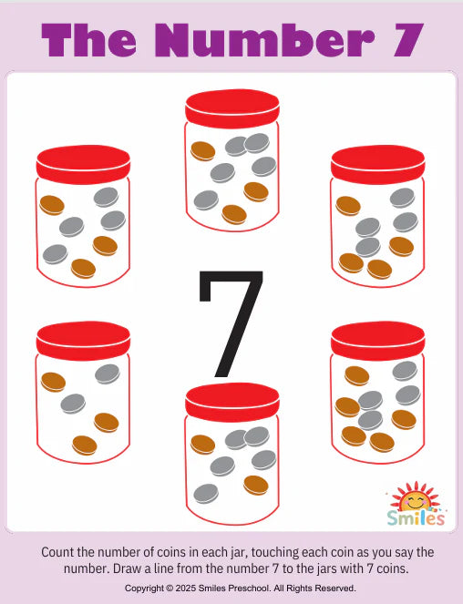 🧒📖 Count On It! 🎉 Fun Preschool Learning Worksheets 🧮