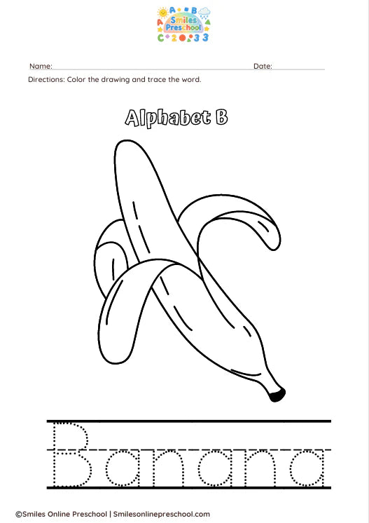 ✏️ A to Z Coloring and Tracing Worksheets | Alphabet Handwriting & Coloring Practice | Printable Preschool Tracing