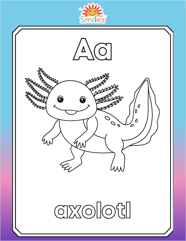 🐾 Animal Alphabet | Letter Recognition & Phonics | Printable Preschool Alphabet Coloring