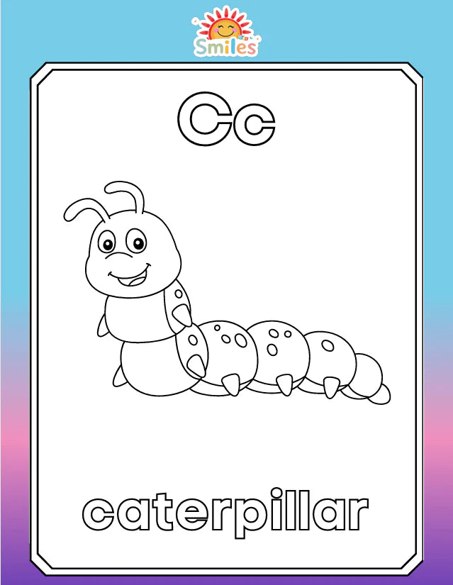🐾 Animal Alphabet | Letter Recognition & Phonics | Printable Preschool Alphabet Coloring