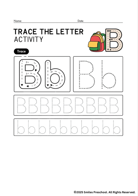🚀 A to Z Tracing | Alphabet Writing Practice | Printable Preschool Tracing