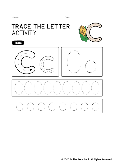 🚀 A to Z Tracing | Alphabet Writing Practice | Printable Preschool Tracing