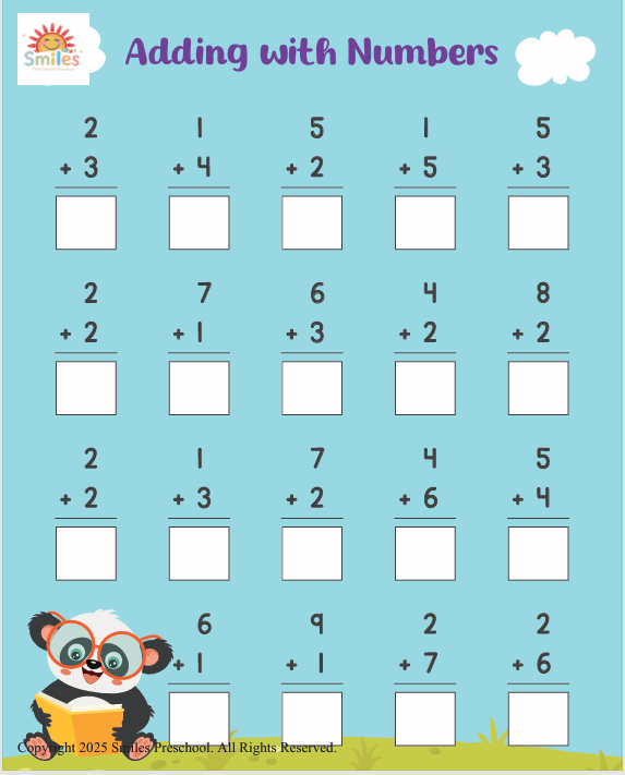 Adding Fun | Printable Worksheet