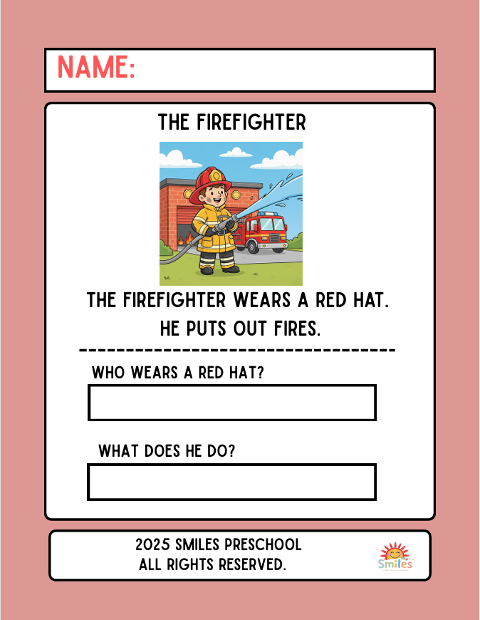 The Community Helpers: Language and Literacy
