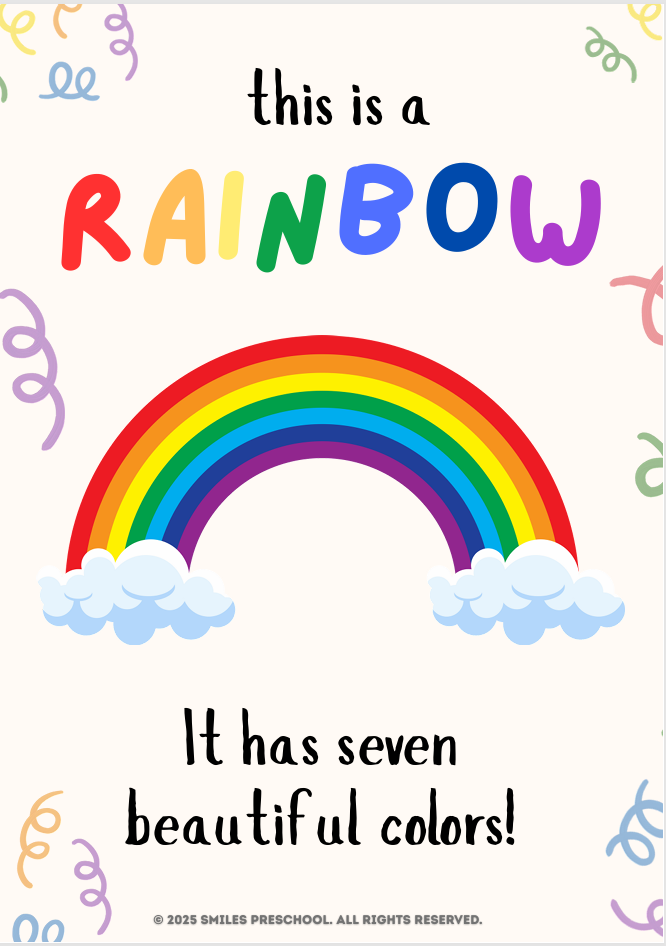 Rainbow Ready (Color Workbook)